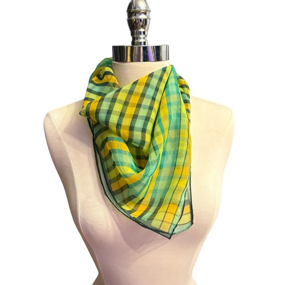 🔴5 for $40 SALE!
Vintage Multi Colored Square Polyester Scarf - Picture 1 of 11